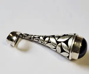 Nieuwe zilveren Byzantijnse Bungel hanger , met lapis lazuli kopen? Bied vanaf 70!