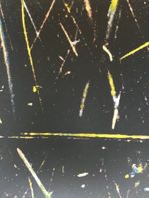 Ton Schouten - TON SCHOUTEN - Abstracte Zeefdruk 1966 - Monotype 1/1 en gesigneerd. kopen? Bied vanaf 40!