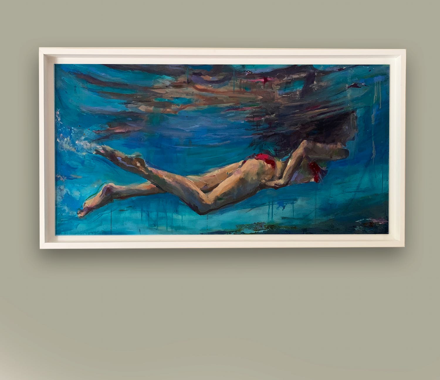 Niet of onleesbaar gesigneerd - Svømmeren kopen? Bied vanaf 1!