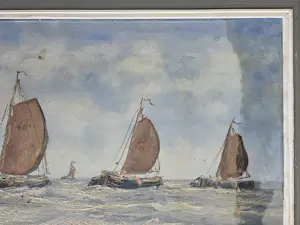 Jan Kelderman - Zeilschepen op zee. kopen? Bied vanaf 20!