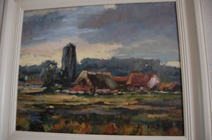 Ricky Damen-Vereijken - impressionistisch dorpsgezicht kopen? Bied vanaf 30!