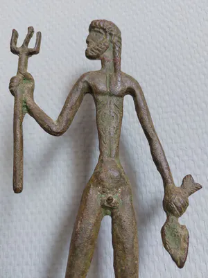 Niet of onleesbaar gesigneerd - bronzen beeld "God van de Zee" kopen? Bied vanaf 1!