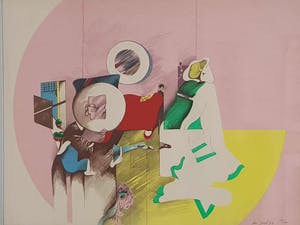 Pierre van Soest - Jan van Eyck op bezoek bij de familie Arnolfini, tweeluik kopen? Bied vanaf 115!