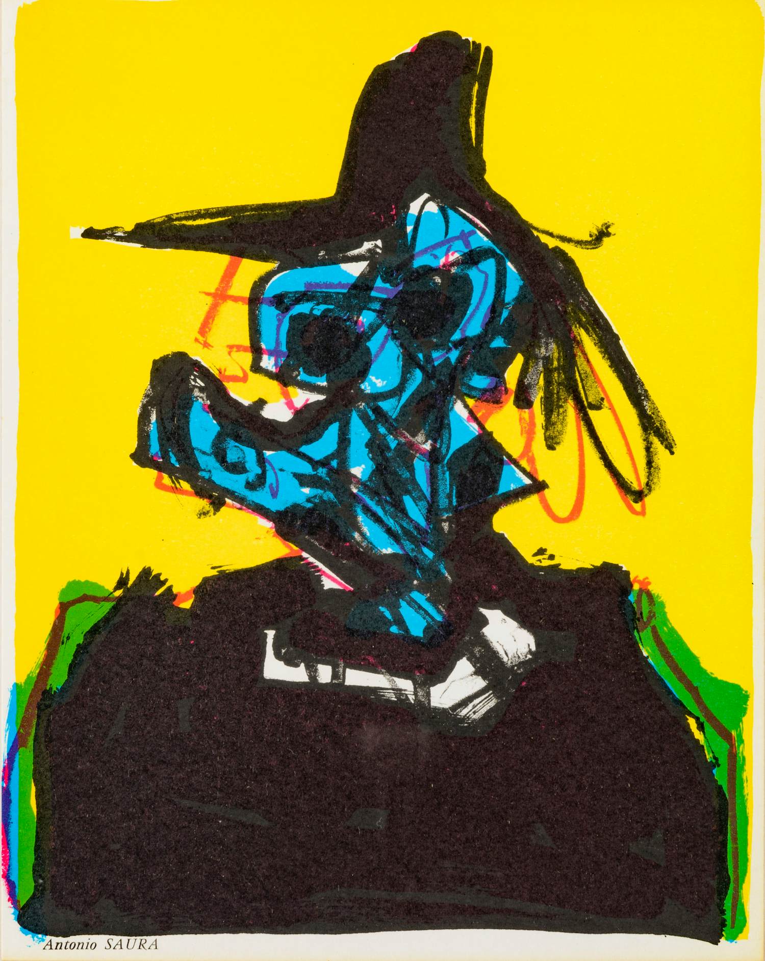 Antonio Saura - Zonder titel kopen? Bied vanaf 100!