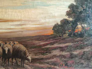 Gerrit Koppenol - Avondrood over de Heide kopen? Bied vanaf 100!