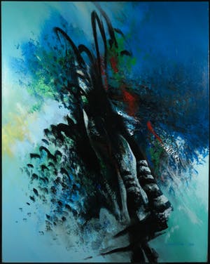 Mattie Schilders - Acryl op doek, Kreukelzone (Zeer groot) kopen? Bied vanaf 400!