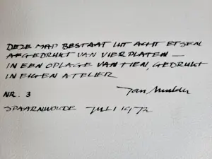 Jan Mulder - Map met serie van 8 etsen. kopen? Bied vanaf 75!