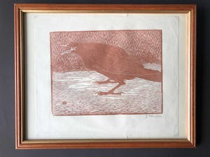 Jan Mankes - Houtsnede Zwarte Kraai - Gesigneerd - 1918 kopen? Bied vanaf 375!