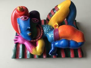 Clemens Briels - Un mediodia en la Playa enamorada (uniek/nieuwstaat) kopen? Bied vanaf 175!