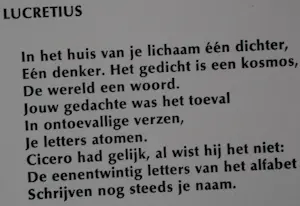 Arty Grimm - Zeefdruk met gedicht: 'De dichter en de dingen' - 1986 kopen? Bied vanaf 59!