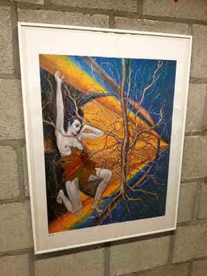 Paul Daenen - - De boom des levens - zeefdruk , E.A. verkocht voor € 59!