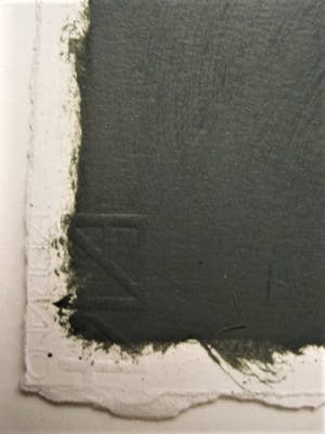 Niet of onleesbaar gesigneerd - Fascinerende Gouache "Rode Lucht boven lage Horizon" gesigneerd 1992 kopen? Bied vanaf 1!