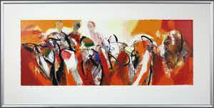 Peter Meijer - Zeefdruk, Habanera - Ingelijst (Groot) verkocht voor € 50!