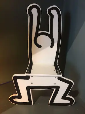 Keith Haring - Childrens Chair / Decorational Object White by Vilac kopen? Bied vanaf 135!
