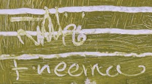 Fathel Neema - Gemengde techniek en collage op papier, Puur genieten - Ingelijst (Groot) kopen? Bied vanaf 60!