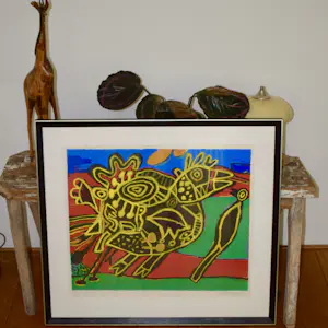 Corneille - Litho - L'oiseau né - Geheel nieuw ingelijst kopen? Bied vanaf 425!