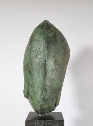 Filippa de Boer - Groot bronzen portret op hoge sokkel, Face III (Zwaar!) kopen? Bied vanaf 800!