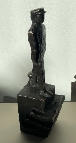 Jaap Hartman - Bronzen beeld "Binnenschipper" kopen? Bied vanaf 100!