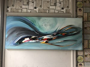 Gena - Abstract “Lost in Time” kopen? Bied vanaf 250!