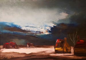 Paul Permeke - landschap met boerderijen kopen? Bied vanaf 695!