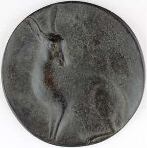 Marianne Letterie - Bronzen penning: Alice in Wonderland, 1976 verkocht voor € 140!