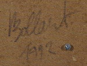 Jan Bollaert - Acryl op papier, Weg naar de hel- Ingelijst kopen? Bied vanaf 1!