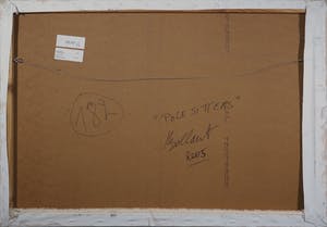 Jan Bollaert - Gemengde techniek op doek, ZT-Tonelen (Groot) kopen? Bied vanaf 100!