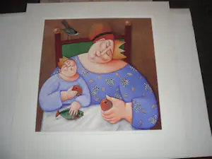 Ada Breedveld - Giclee, Moeder met kind. kopen? Bied vanaf 75!