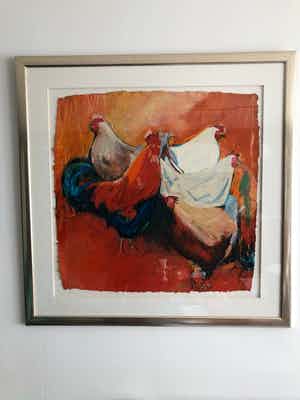 Gerda Elfring - Kippen verkocht voor € 150!