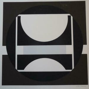 Gilbert Decock - beperkte oplage: zeefdruk '‘Composition’ kopen? Bied vanaf 185!