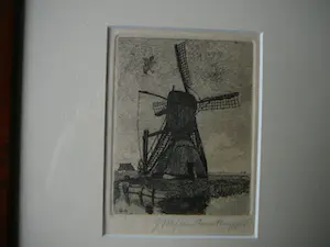 Buy Johannes Graadt van Roggen - Watermolen bij Schoorl? Bid from 70!