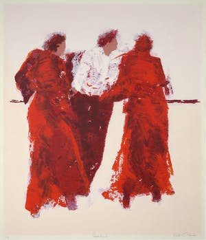 Wil Willemsen - Zeefdruk, Look around - Ingelijst kopen? Bied vanaf 50!