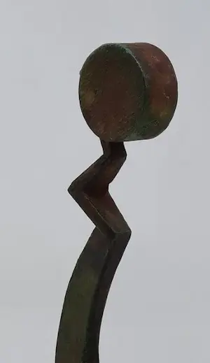 Brons (Onbekend) - Gepatineerd sculptuur op granieten voet kopen? Bied vanaf 50!