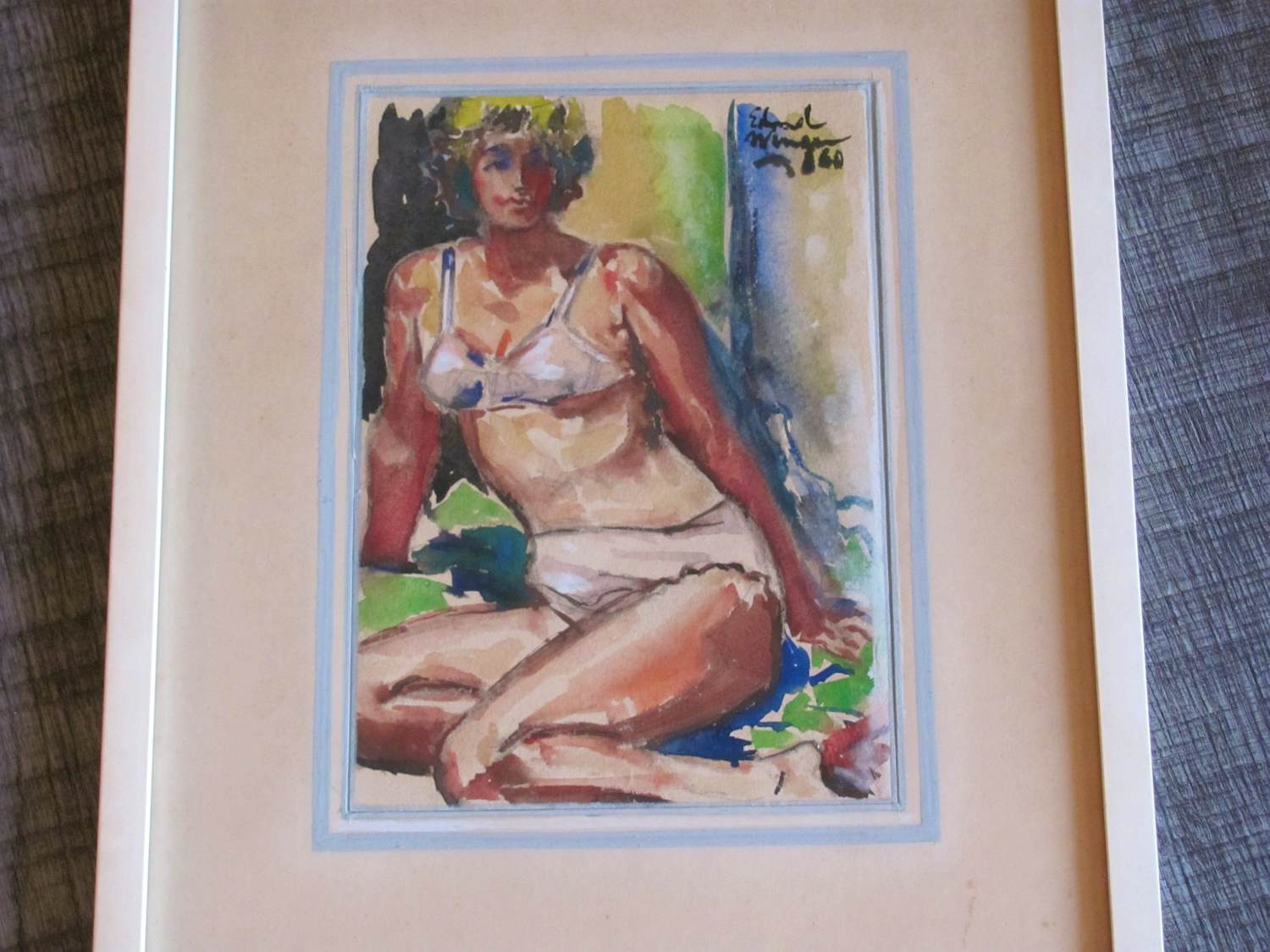 Edmond Wingen - vrouw in lingerie kopen? Bied vanaf 75!