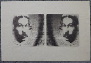 Henk van der Haar - litho, Kontra ets kopen? Bied vanaf 40!