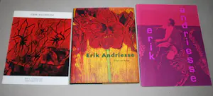 AcheterErik Andriesse - Hardcover monografie 1e druk nieuwstaat & 2 gidsen & krantenartikel 1986!? Enchérissez de 125!