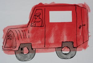 Klaas Gubbels - Hand ingekleurde zeefdruk (aquarel)- 2005 kopen? Bied vanaf 295!