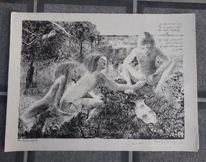 Dees De Bruyne - erotische tekening / naakt - kunstenaarsproef kopen? Bied vanaf 75!