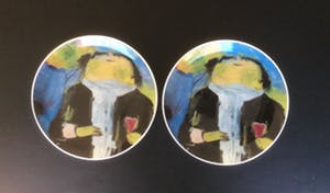 Corry Ammerlaan - Vijf design bordjes kopen? Bied vanaf 25!