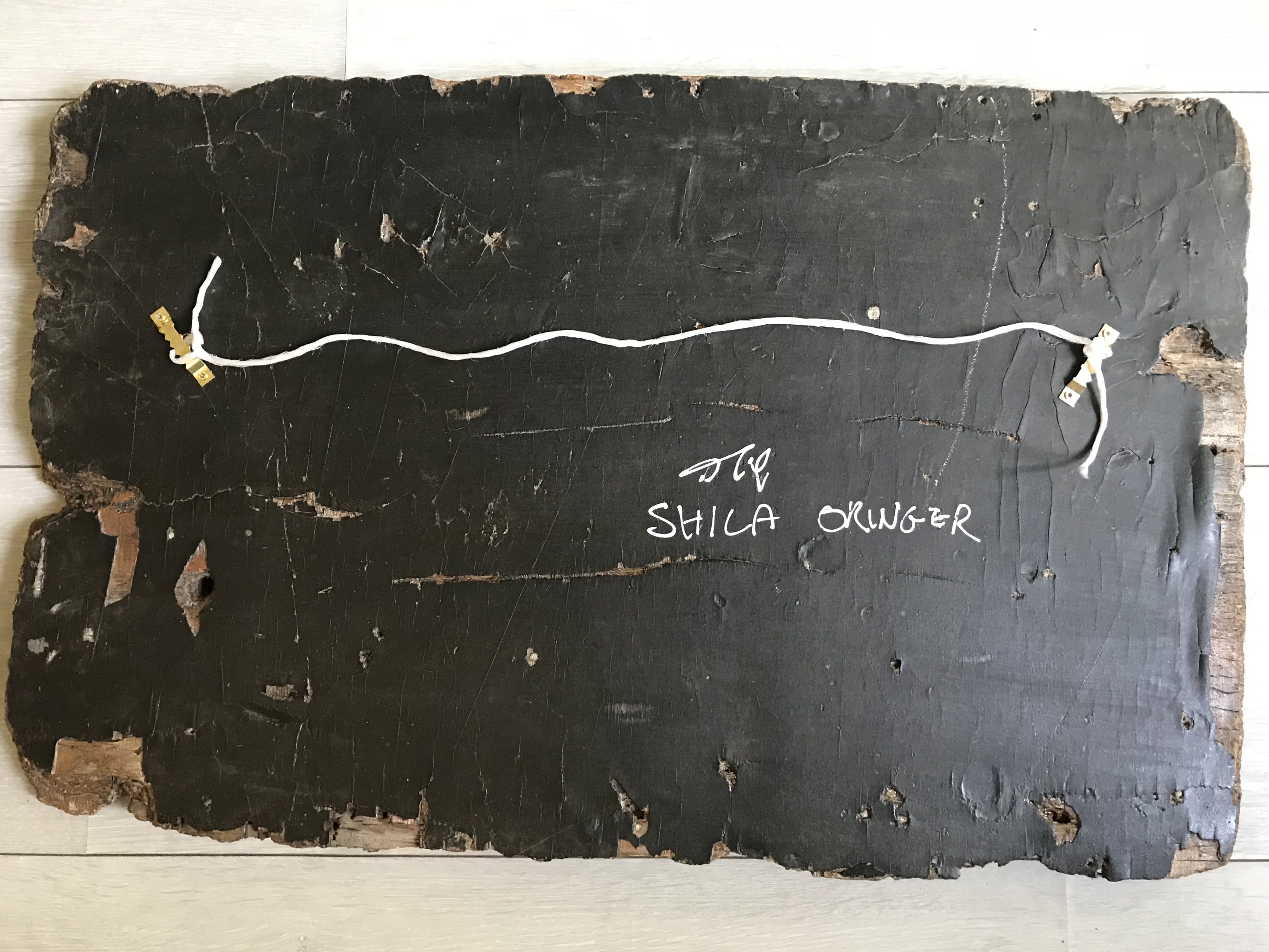 Shila Oringer - "Girls' - Mixed Art/ Collage op hout. kopen? Bied vanaf 140!