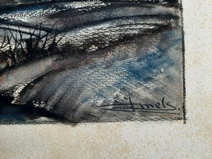 Jacques Mels - Winterlandschap kopen? Bied vanaf 40!