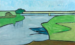 Paul Overhaus - Olieverf op doek, Brug - Ingelijst kopen? Bied vanaf 50!