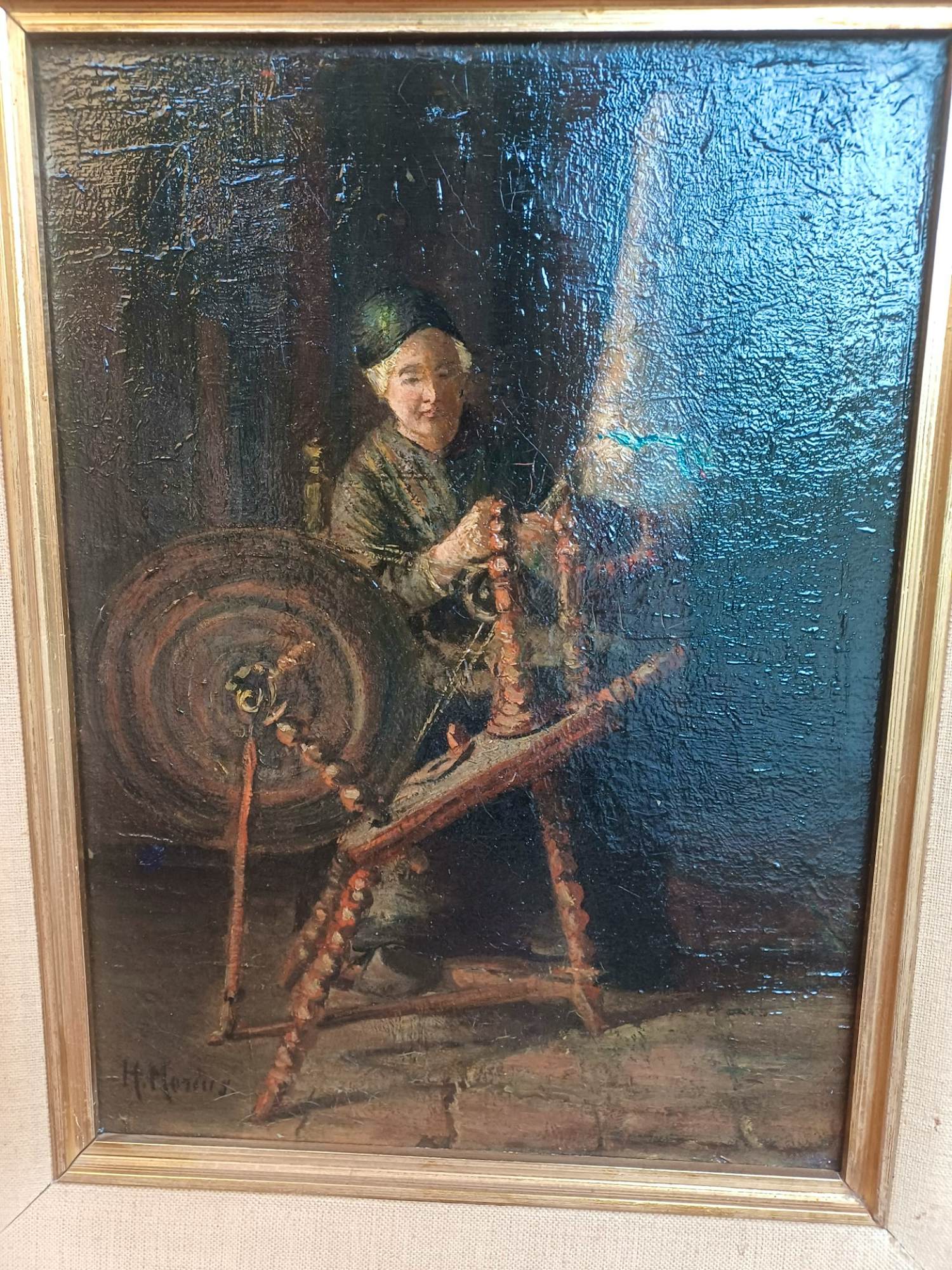 Grada Hermina Marius - Vouw aan het spinnewiel. kopen? Bied vanaf 100!