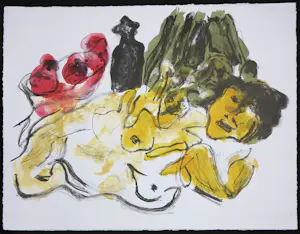 Jan Sierhuis - Litho, Zonder titel kopen? Bied vanaf 10!