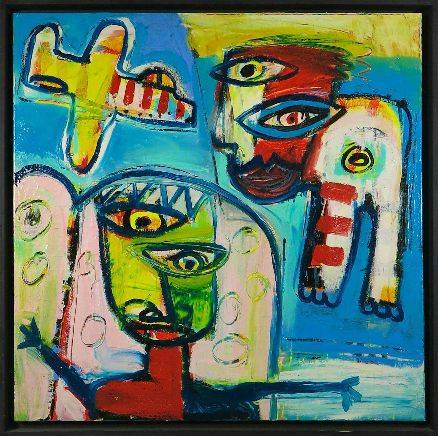 Henk Vierveijzer - Olieverf op doek, Niet vliegen- Ingelijst kopen? Bied vanaf 400!