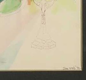 Joe Wols - Aquarel, Begrijp het dan toch - Ingelijst kopen? Bied vanaf 1!