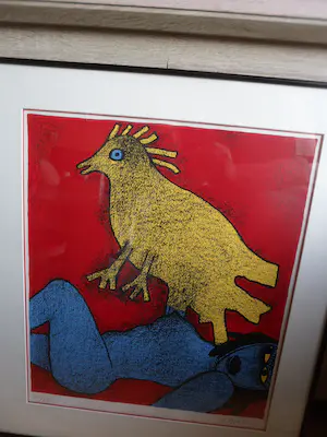 Corneille - Zeefdruk, Nu Blue et Oiseau Jaune kopen? Bied vanaf 250!