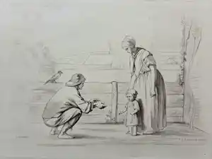 Jozef Israëls - Vissersfamilie. verkauft für € 20!