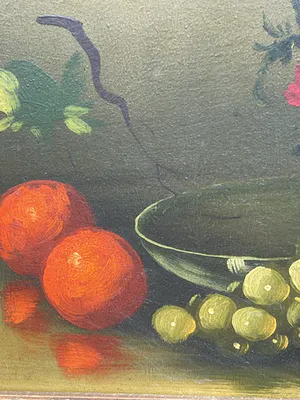 Tilly Moes - Stilleven met bloemen en fruit kopen? Bied vanaf 35!