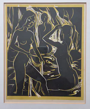 Buy Han Snel - Vrouwen. Bali. Naakt. Houtdruk.? Bid from 149!